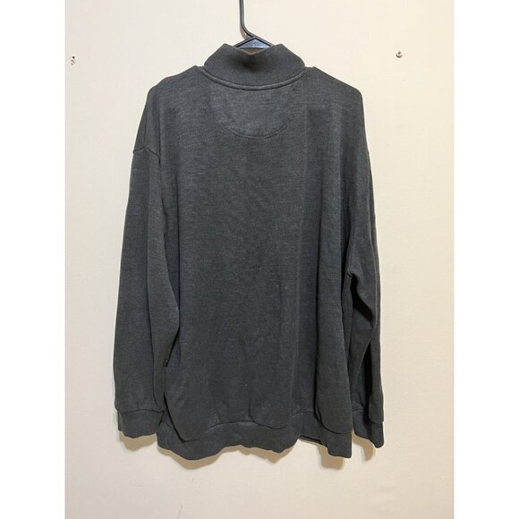U.S. POLO ASSN Men  Quarter Zip Pullover Sweater Top Black Size 2XL - Picture 4 of 12